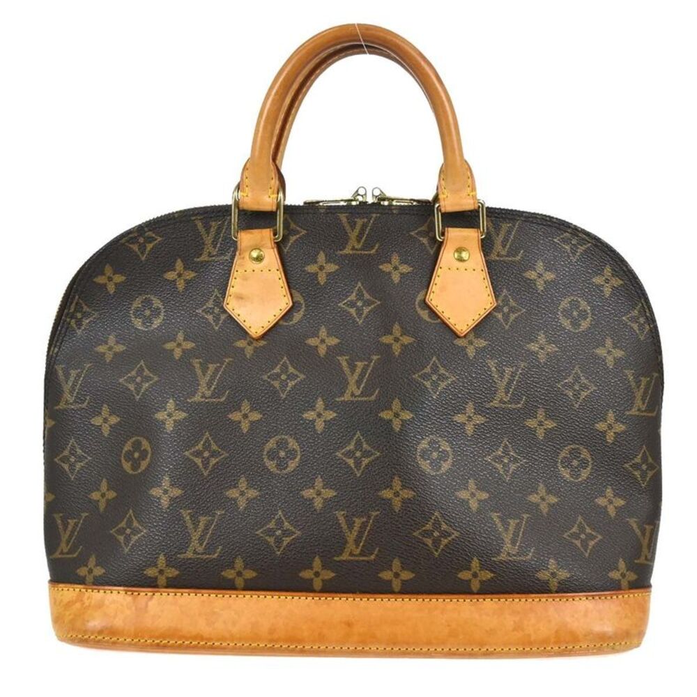 Louis Vuitton Alma Monogram Canvas Brown Canvas Handbag